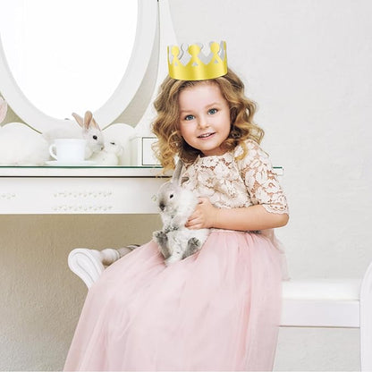 Paper Crowns Hat for Gold Foil Party Hat Birthday Party Baby Shower beauty pageant Photo Props
