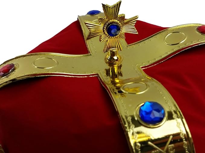 Tigerdoe Kings Crown and Scepter - King Costume Accessories - Royal Costumes - Dress Up