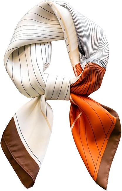 Neck Scarf For Womens Silky Head Scarves Hair Bandanas Square Scarf Fashion Accessories lightweight