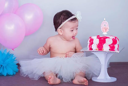 0 Birthday Candles Pink 3D Number 0 Candle Cake Topper with Pink Sequins and Bowtie for Girls Pastel Sweet Theme Birthday Party or Adults Milestone Age Decoration