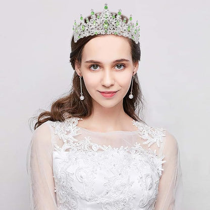 Crystal Tiara Crown for Women, Rhinestone Queen Headband Wedding Bridal Hair Accessories, Princess Crown for Birthday Prom Quinceañera Party Pageant Halloween Cosplay