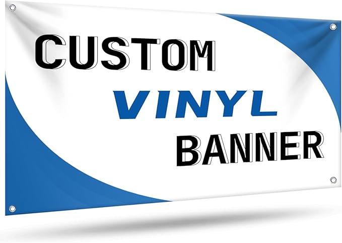 Custom Vinyl Banners and Signs Customize for Outdoor Indoor, Customize Photo Logo Text Banner Decoration Backdrop for Party Birthday Graduation Wedding Event (10'x12')