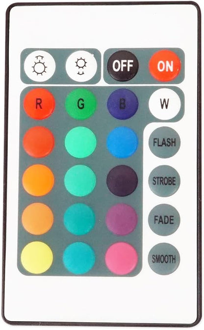 Rockville Battery PAR Pack 50 Black (10) Rechargeable RGB Wash Lights with Charging Case, 18 LEDs, RF Remote, DMX Control, 10-Hour Battery, for DJs and Event Lighting