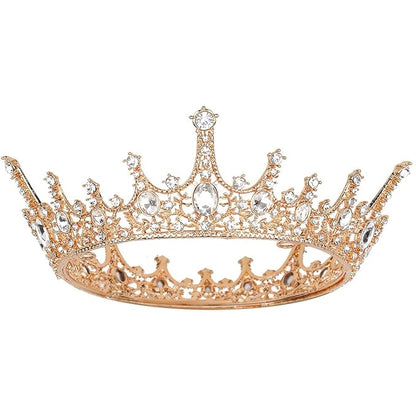 AOPRIE Crown for Women Gold Queen Crowns and Tiaras for Girls Hair Accessories for Birthday Wedding Prom Bridal Party Pageant Photography Costume Halloween Christmas Gifts…