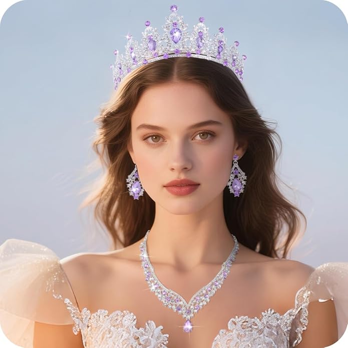 Kamirola - Queen Crown and Tiaras Princess Crown for Women and Girls Crystal Headbands for Bridal, Princess for Wedding and Party（01）