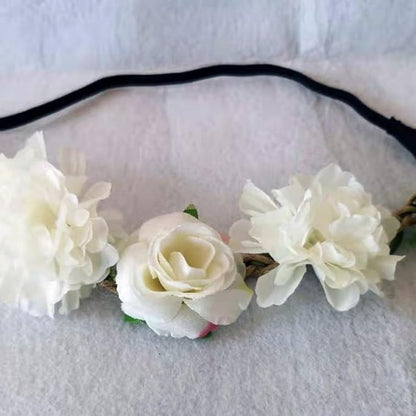 Women Headpieces Collection Accessories - 4PCS Boho Hair Wreaths, Flower Crowns, Tiaras for, Brides, Bridesmaids, Flower Girls, Weddings (A003-4PC)