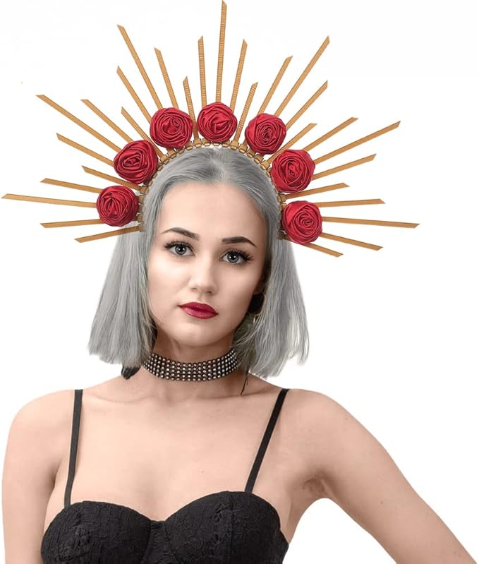 Bubbmi Women Halo Goddess Headband Costume Masquerade Headwear