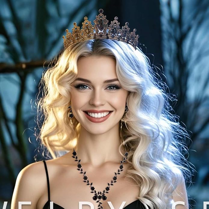 Kamirola - Queen Crown and Tiaras Princess Crown for Women and Girls Crystal Headbands for Bridal, Princess for Wedding and Party（01）