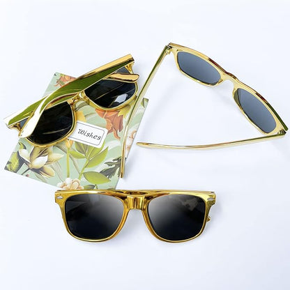 Pibupibu Neon Colors Party Favor Supplies Unisex Sunglasses Pack of 8