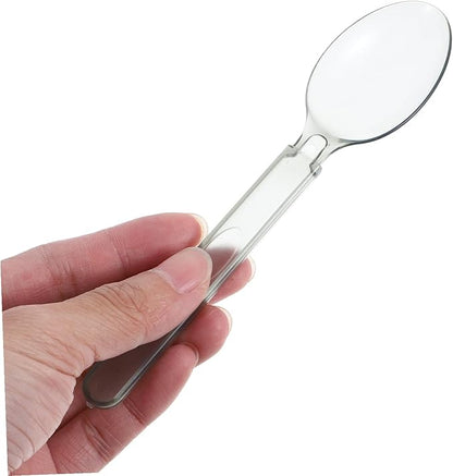 100pcs Disposable Party Spoons Individually Wrapped Plastic Dessert Ice Cream Cake Spoons for Home Restaurant Events Portable Lightweight and Safe