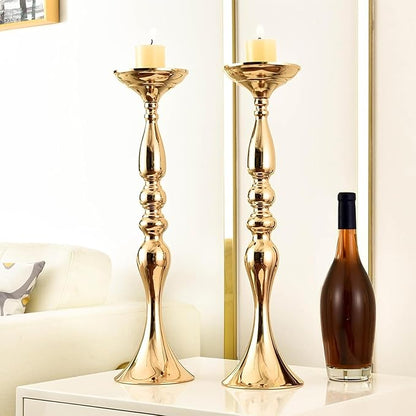 8 Pcs Wedding Flower Stand Metal Flower Centerpieces Stand for Table Hyuetrsa 20 Inch Tall Wedding Flower Vase Centerpieces for Reception Flower Arrangement Candle Holder Party Dinner Home Décor