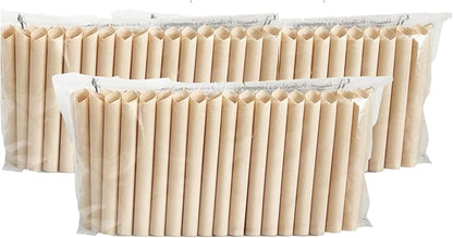 Pandaboard™ Compostable - Short - Bamboo Boba/Milkshake/Smoothie Straws - Unwrapped - bag of 100