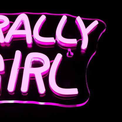 Lucunstar I'M Literally Just A Girl Neon Sign Pink Led Sign Led Neon Light for Wall Decor Light Up Sign for Bedroom Dimmable Switch USB Connectivity Neon Signs for Girlsroom Decor Party Light