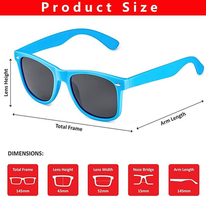 Fsmiling Blue Sunglasses Bulk Adult Party Sunglasses 80s Glasses Shades for Men Women Party Favors-15Pack,UV Protection