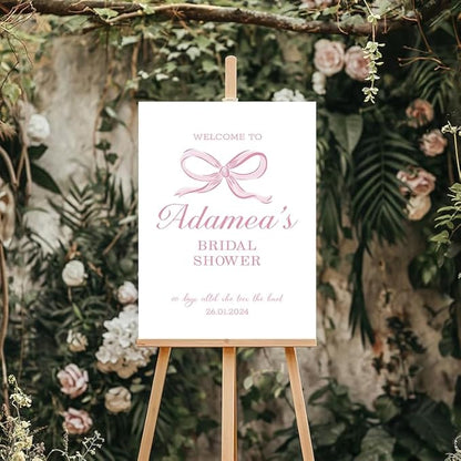 Bridal Shower Welcome Yard Sign, Wedding Shower Welcome Board, Custom Bridal Shower Sign, Elegant Bridal Shower Decor Board#2
