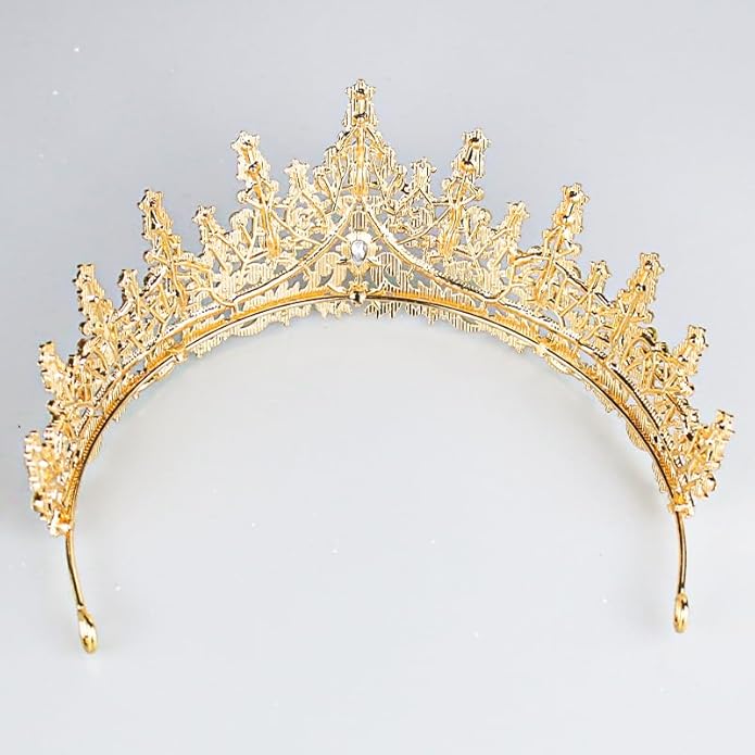 Tiaras and Crowns for Women Crystal Princess Tiaras Rhinestone Queen Crowns For Wedding Bridal Birthday Prom Pageant Party (Tiara 100)