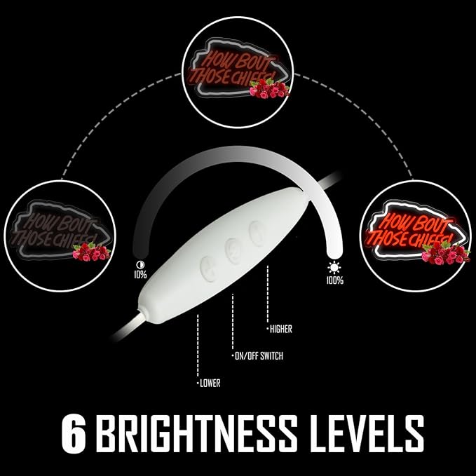 How Bout Neon Chiees Sign Football Neon Sign for Wall Decor Football Led Neon Light for Man Cave Birthday Gifts for Rugby Fans Rugby Team Light Up Sign for Party Club Dorm Bar Decor Size16* 10In
