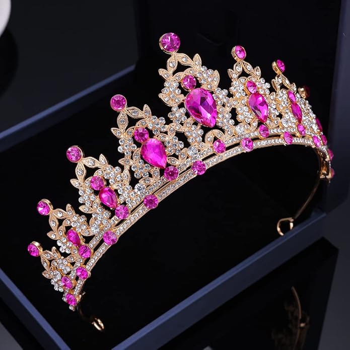 Kamirola - Queen Crown and Tiaras Princess Crown for Women and Girls Crystal Headbands for Bridal, Princess for Wedding and Party（01）