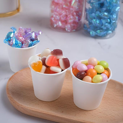 Lamosi 1200 Pack 3 oz Paper Cups for Bathroom, Disposable Small Mouthwash Cup, 3oz Mini Espresso Cups for Travel, Party, Picnics, Home, Applicable to Cup Dispenser