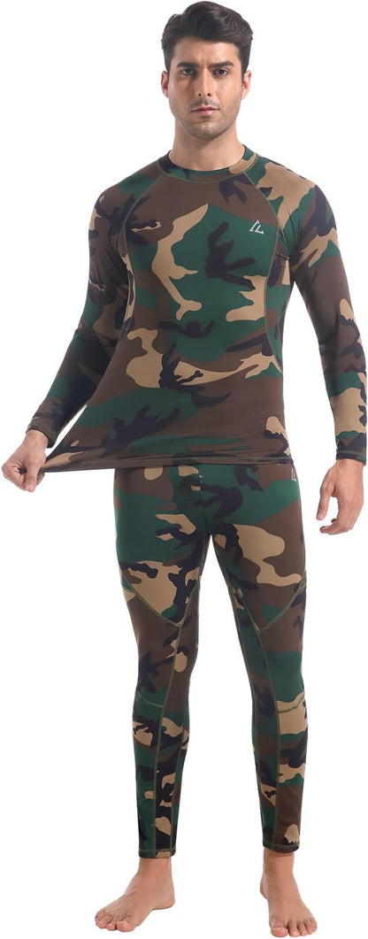 CL convallaria Thermal Underwear Long Johns Set Mens Winter Gift Hunting Gear Sport Base Layer Bottom Top