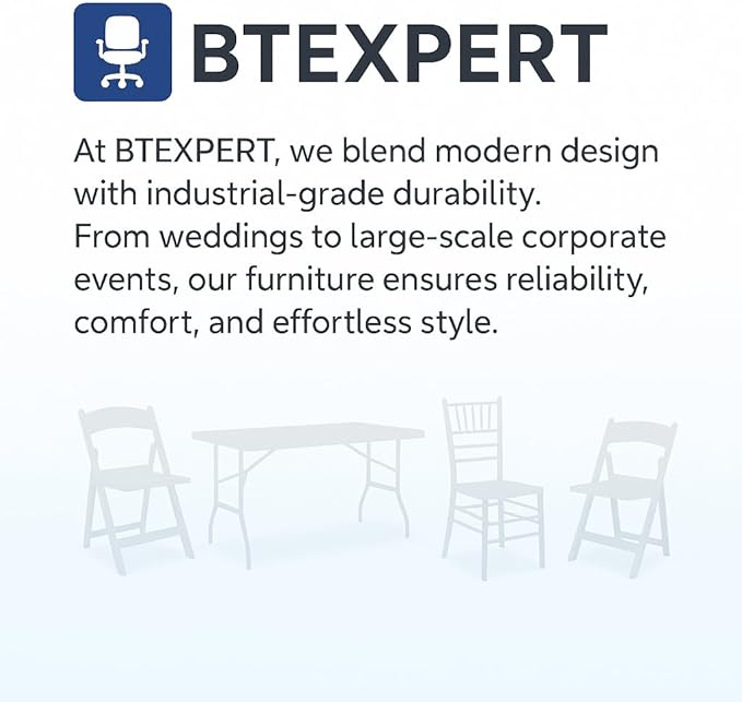 BTEXPERT Set of 16,Resin Folding Chair Vinyl Padded Seat 1000LB Weight Capacity Indoor Outdoor Lightweight Set for Home Event Party Picnic Kitchen Dining Church School Weddings 1000lb Weight Capacity