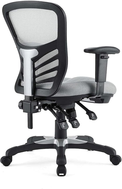 Modway EEI-757-GRY Articulate Ergonomic Mesh Office Chair in Gray