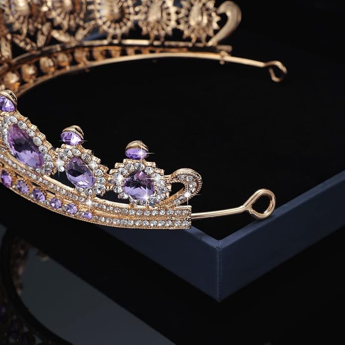 Kamirola Tiaras Princess Crown for Women and Girls Crystal Headbands for Bridal, Princess for Wedding and Party(TR21)