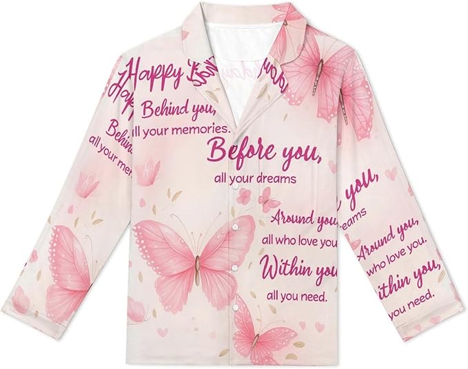 Lemons Leaves Ceramic Style Womens Pajama Set Long Sleeve Pajamas Top And Pants Soft Loungewear Pjs Sets