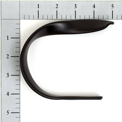 Sashay Metal Curtain Holdback Set of 2, Oil Rubbed Bronze – Additional Colors Available - Universal Style, Window Treatments, Easy Installation, Tiebacks, Wall Mounted, Drapery, Home, Bedroom, Office