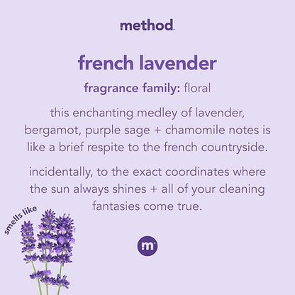 Method All-Purpose Cleaner Spray, French Lavender, Perfect for Most Counters, Tiles and More, 28 Fl Oz, (Pack of 1)