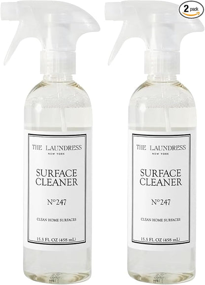 The Laundress Surface Cleaner, No. 247 Scented; Safe for Granite, Marble, Porcelain, & Wood; Bio-Based Ingredients; 15.5 Fl OZ, (Pack of 2)