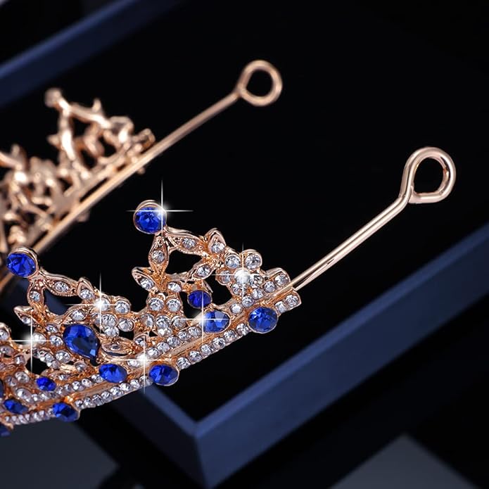 Kamirola - Queen Crown and Tiaras Princess Crown for Women and Girls Crystal Headbands for Bridal, Princess for Wedding and Party（01）
