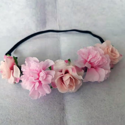 Women Headpieces Collection Accessories - 4PCS Boho Hair Wreaths, Flower Crowns, Tiaras for, Brides, Bridesmaids, Flower Girls, Weddings (A003-4PC)