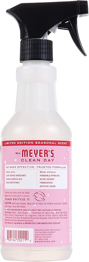 Mrs. MEYER'S CLEAN DAY Multi-Surface Cleaner, Peppermint, 16 Fl Oz. (Pack of 12)