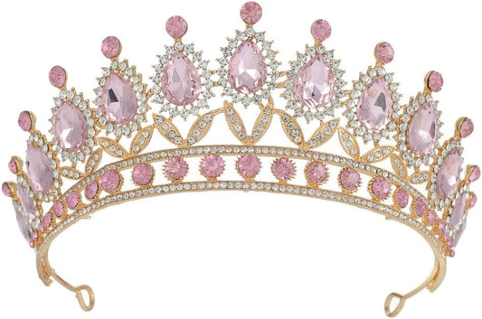 Kamirola Tiaras Princess Crown for Women and Girls Crystal Headbands for Bridal, Princess for Wedding and Party(TR21)
