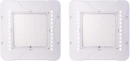 LED Canopy Lights 240W 33600 Lumens 5000K Daylight White 850W HID/MH Equivalent,Die Cast Aluminum Waterproof IP65,Commercial Area & Outdoor Lighting,Ceiling Lighting Fixtures (2 Pack)