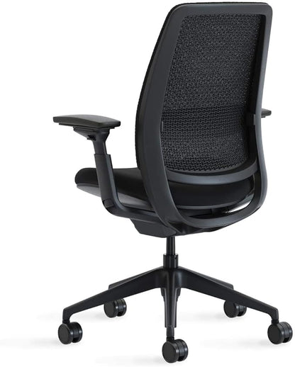 Steelcase Series 2 Office Chair, Graphite Frame, Cogent Connect Aubergine, Hard Floor Casters