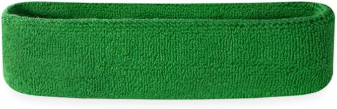 Suddora Workout Headband for Men and Women, Moisture-Wicking Athletic Sweatband, Lightweight Cotton Terry Cloth Bands for Basketball, Tennis, Football, Gym, Running, Cosplay & Costumes