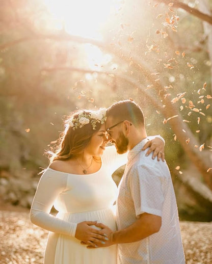 Vividsun Wedding Bridal Green Leaf Flower Crown Eucalyptus Floral Crown Maternity Photo Props (A/white)