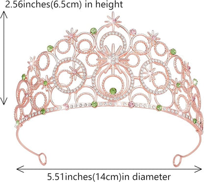 Stellar Crown for Women & Princess Tiaras, Wicth Merch Hat Accessories for Halloween, Bubble Headpiece for Women Party Dress Outfits