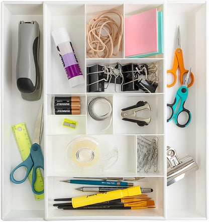 Dial Industries Expandable Junk Drawer Desk Organizer Storage Tray