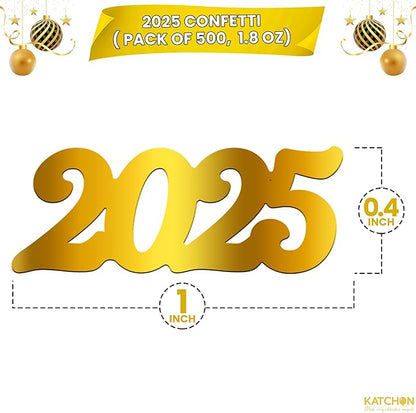 KatchOn, Gold Graduation Confetti Class of 2025 - Pack of 500 | Shiny 2025 Confetti | Gold Graduation Decorations 2025 | graduation Table Decorations 2025 | Table confetti, Class of 2025 Decorations