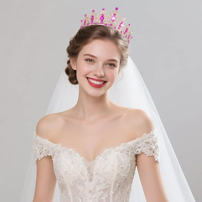 Kamirola - Queen Crown and Tiaras Princess Crown for Women and Girls Crystal Headbands for Bridal, Princess for Wedding and Party（01）