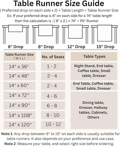 Solino Home Linen Table Runner 108 Inches Long - 100% Pure Linen Blush Pink and White Dining Table Runner 14 x 108 Inch - Contempo