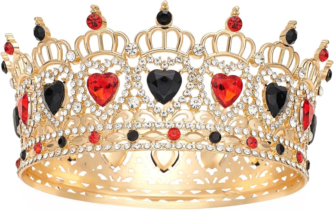 Crown for Women, Princess Crowns & Tiaras for Women, Rhinestone Wedding Crowns and Birthday Party Prom Cosplay Headdress