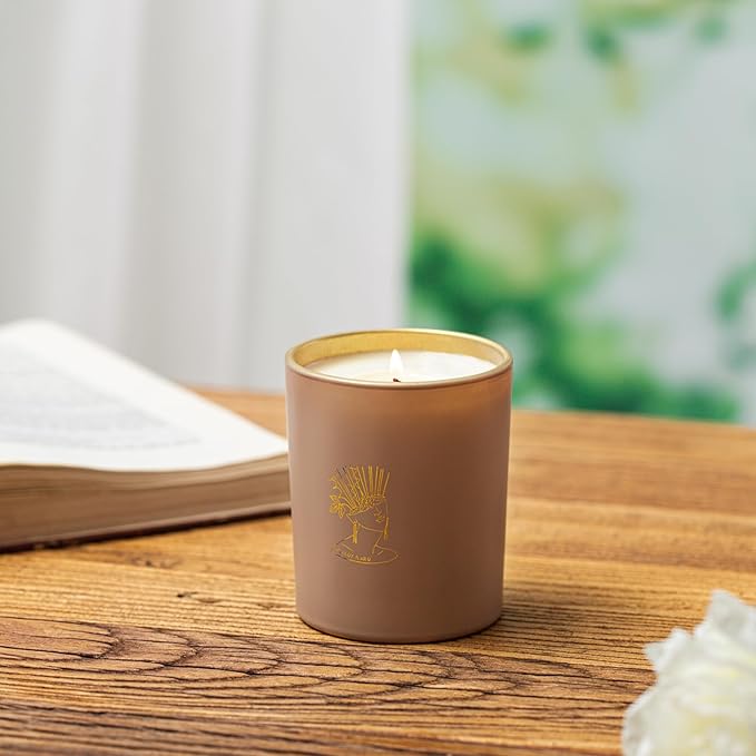 Candles for Home Scented, 3 Pack 7.8 OZ Cotton Scented Candles, Stress Relief Aromatherapy Candle Gifts Set, 165 Hour Long Lasting Candle Set,Jar Candles for Meditation, Yoga, Bath, Spa