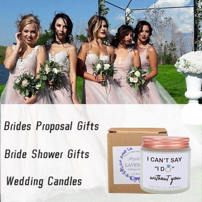 I Can't Say I Do Without You Lavender Scented Candle, Bridesmaid Proposal Gifts for Engagement, Girlfriend, Husband, Boyfriend, Wedding Day, Bachelorette Party