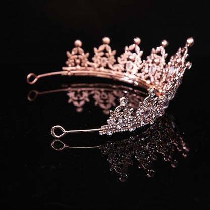 Kamirola - Queen Crown and Tiaras Princess Crown for Women and Girls Crystal Headbands for Bridal, Princess for Wedding and Party（01）