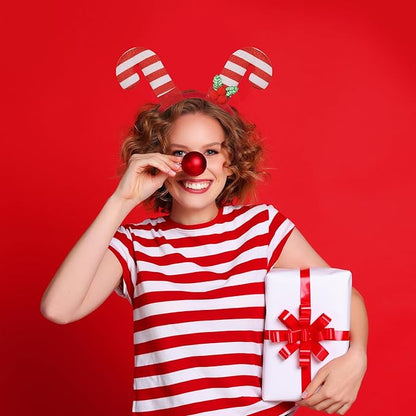 BQTQ 12 Pieces Christmas Headbands Xmas Party Costume Headband for Christmas Holiday Favor