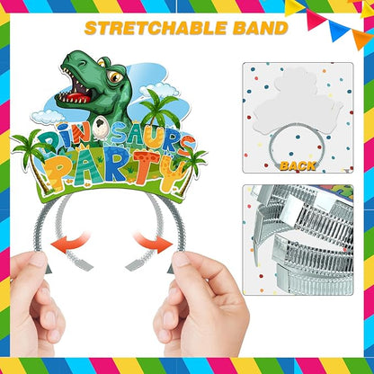 KKBES Happy Birthday Headbands, Paper Birthday Party Hats, 3 Patterns for Children and Adults Celebrating Birthdays